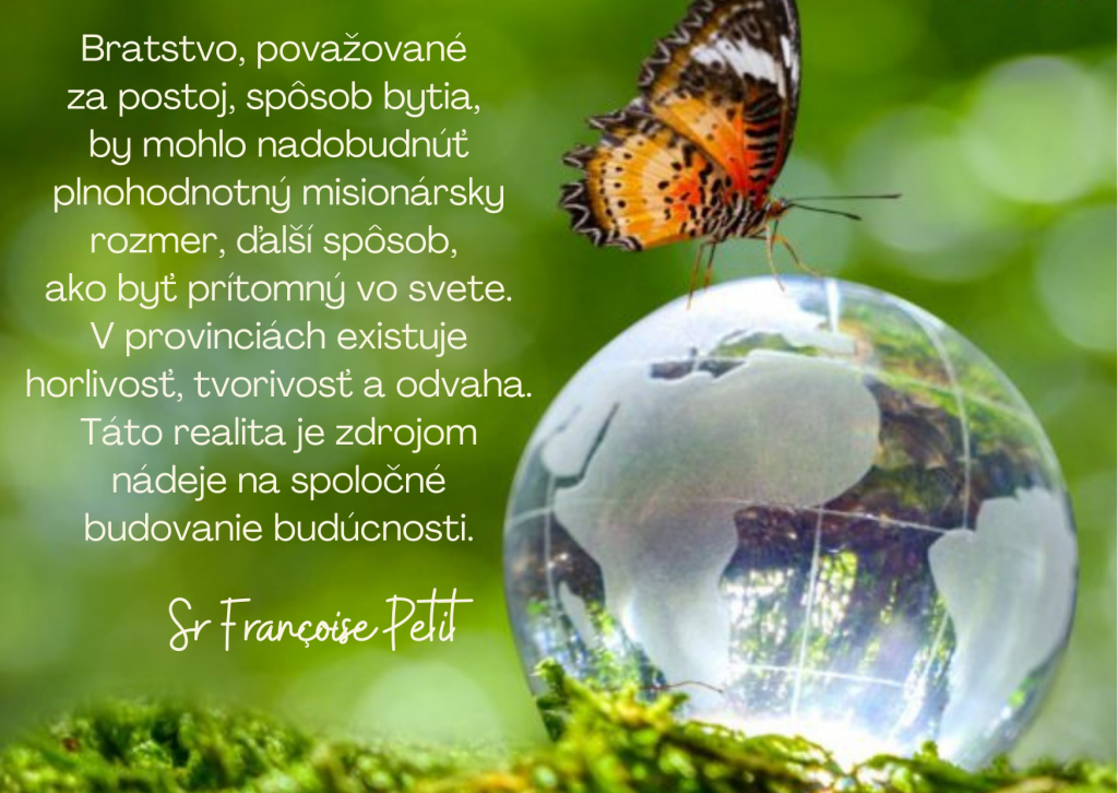 Z myšlienok Generálnej matky...