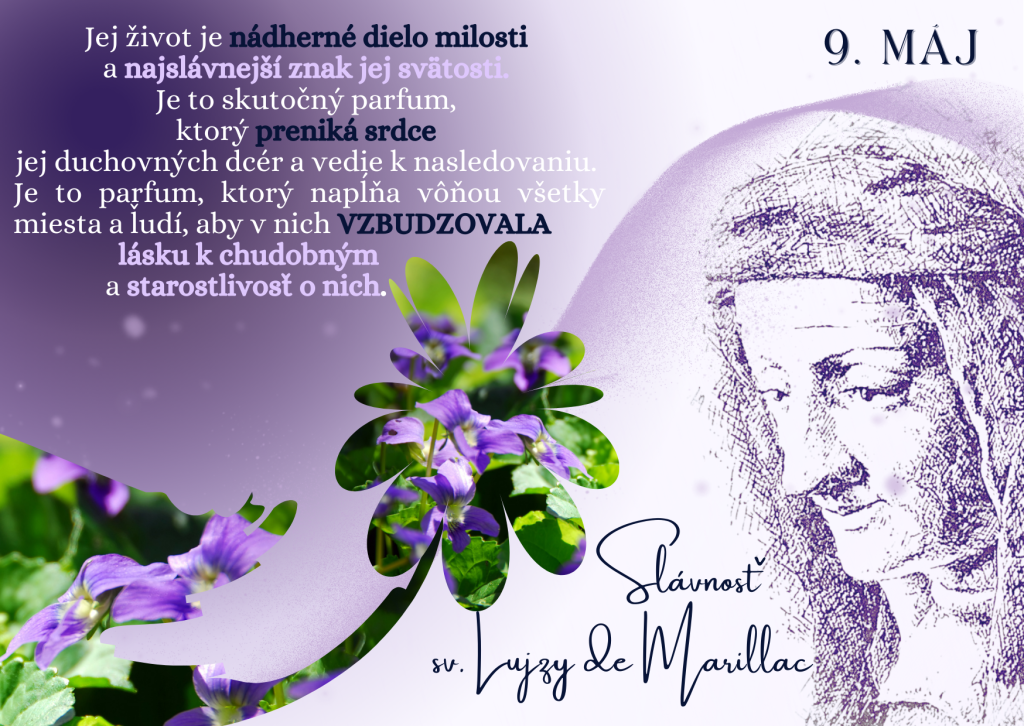TROJDNIE pred slávnosťou sv. Lujzy