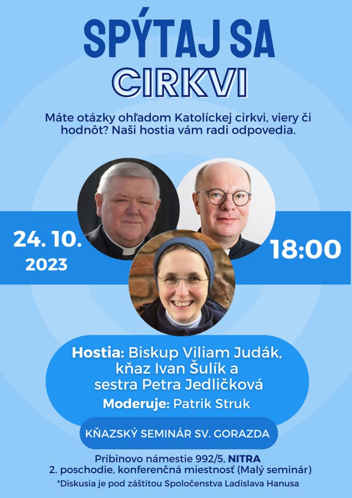 s. Petra v DISKUSII „SPÝTAJ SA CIRKVI“