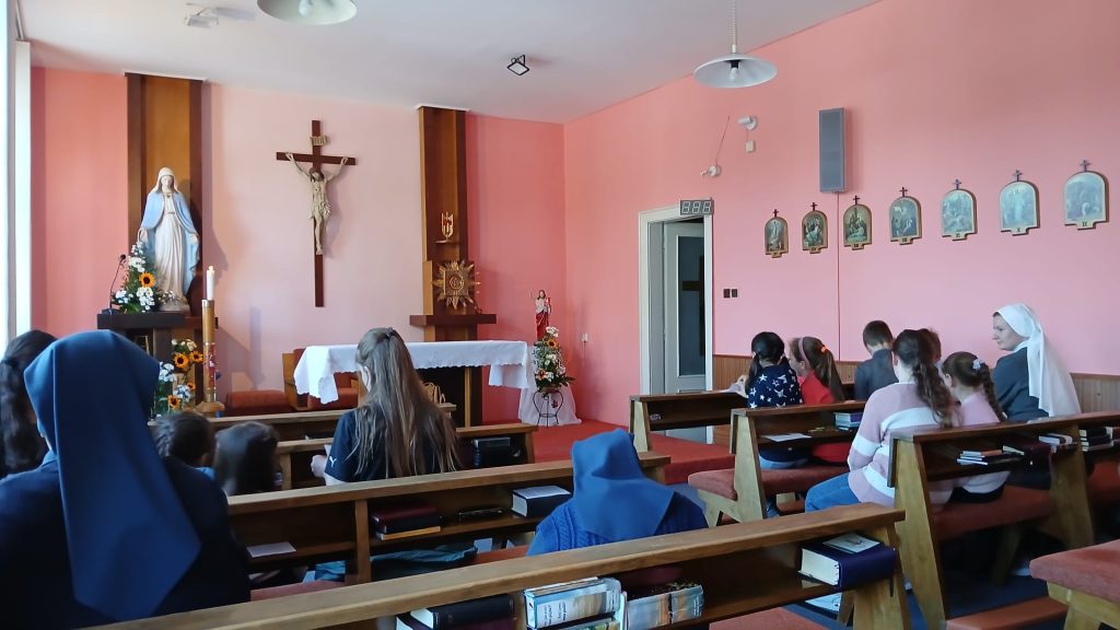 Modlitba ruženca detí zo ZMM v Košiciach