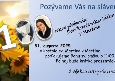 pozvánka 100 rokov